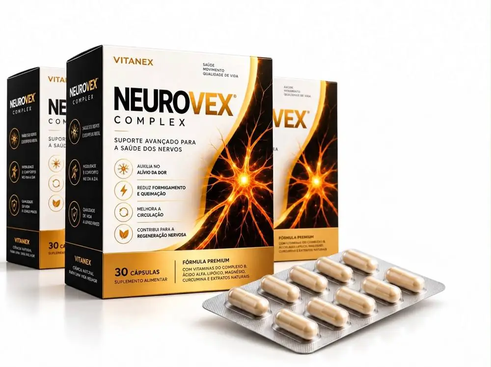 Caixas do NeuroVEX Complex com cápsulas
